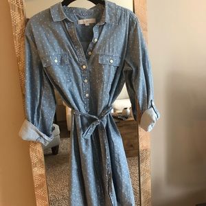 Loft Jean Dress